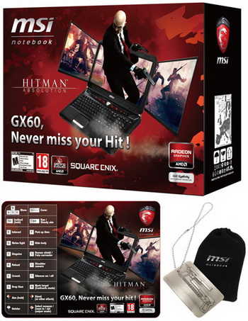 Gaming Laptop MSI GX60 Hitman Edition