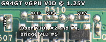 geForce 9600 GT vgpu 1.25v