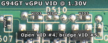 geForce 9600 GT vgpu 1.3v