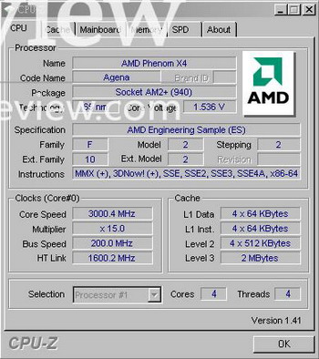 AMD phenom at 3ghz