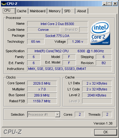 aSRock conRoe945G-DVI overclocking