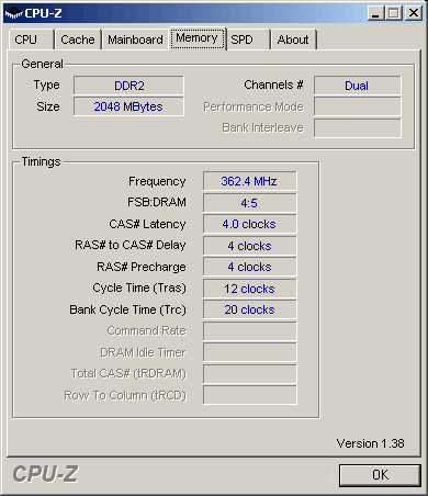 aSRock conRoe945G-DVI memory overclocking