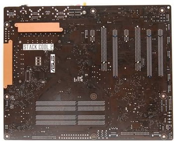 Asus p45 P5Q3 back side