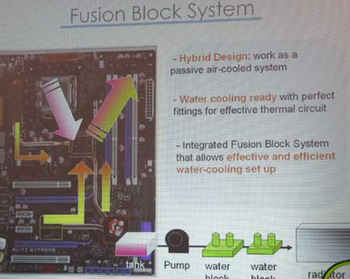 cooling system fusion block
