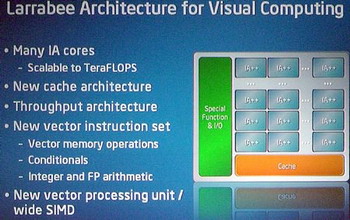 larrabee architecture fpr visual computing