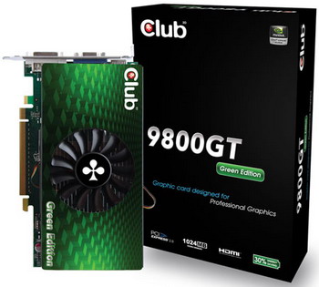 Club 3d green video card 