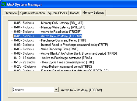 amd system manager memory setting