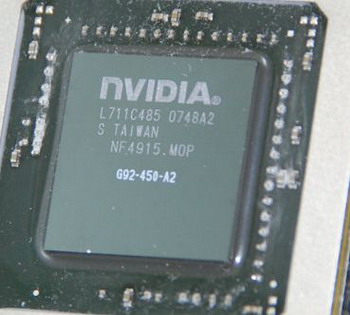 GeForce 9800 GX2 video chip