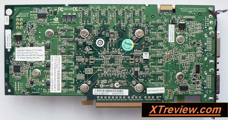 XFX GeForce 8800 GTS 640 Mb DDR3 back side