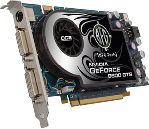 BFG geForce 8600 GTS OS 256 mb