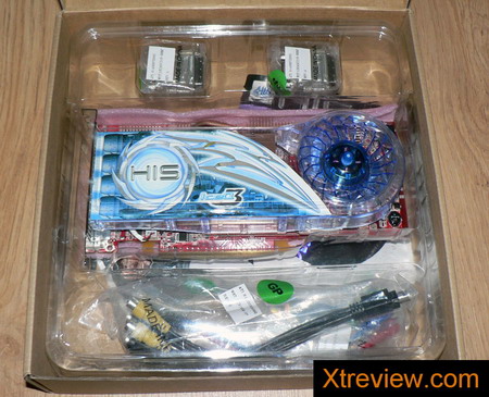 HIS radeon x1950 XT iceQ3 turbo 256Mb inside the box