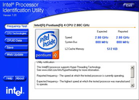 Intel Processor Identification Utility v.3.8