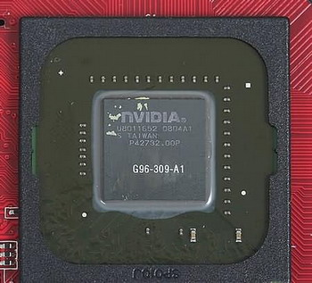 NVIDIA geForce 9500 GT video chip