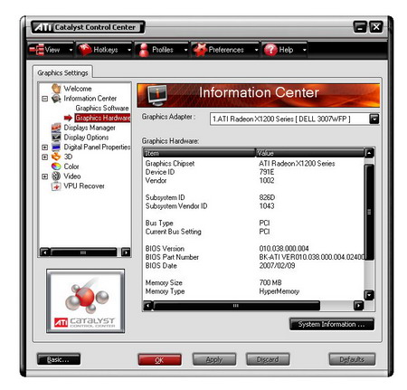 Ati Radeon Xpress 1200 Series    Windows Xp -  6