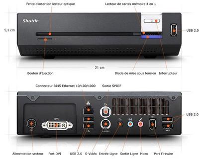 Shuttle X100 back view