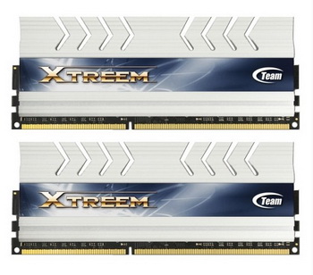 External hallmark of memory modules Team Group Xtreem White aluminum radiators are high