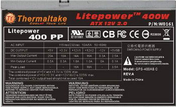 Thermaltake litepower electrical characteristics