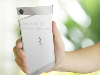 The new smartphone will receive Vivo rotating the camera resolution of 20.2 megapixels