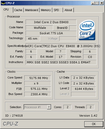 Wolfdale e8400 overclocking