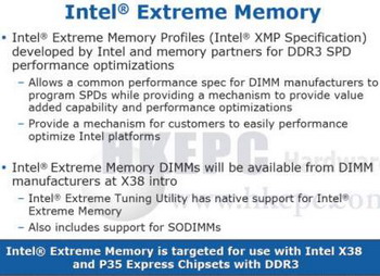 XMP - Extreme memory profiles