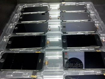 Presumably, the new iPhone at the factory Foxconn