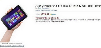 Acer Iconia W3