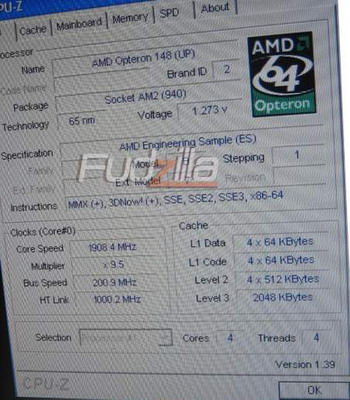 agena socket AM2+ 1.9ghz