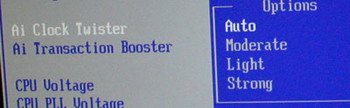 Asus P5E3 Deluxe bios settings