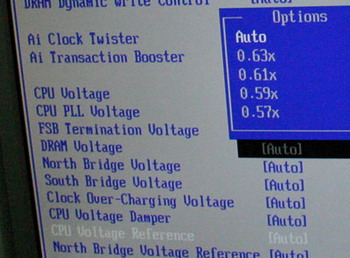Asus P5E3 Deluxe bios settings