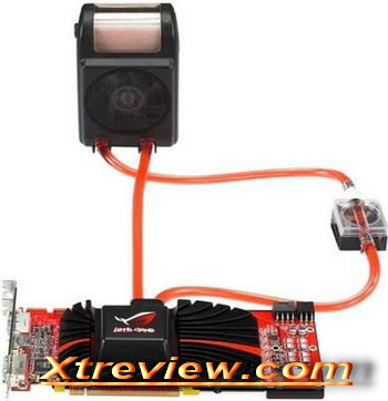 asus HD 2900 XT version with its water cooling system 