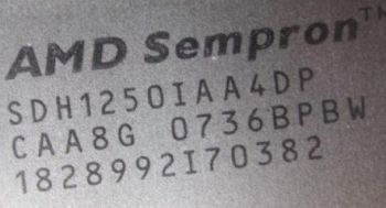 sempron LE-1200 marking