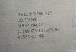 celeron 420 (1.6 GHz)