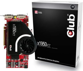 club3d x1950pro the card box