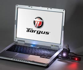 targus USB- concentrator connected to notebook