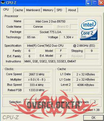 core 2 Duo e6750