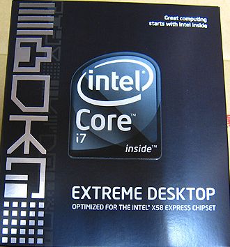 Core i 7 extreme box package