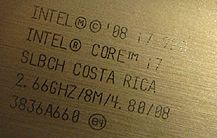 Core i 7 extreme marking