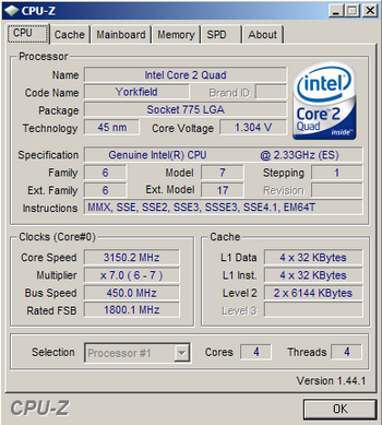 core 2 quad q9100 overclock