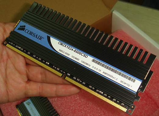 corsair domnator Ddr2-1111 Pc2-8888