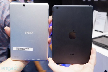 MSI Primo 81 versus iPad mini