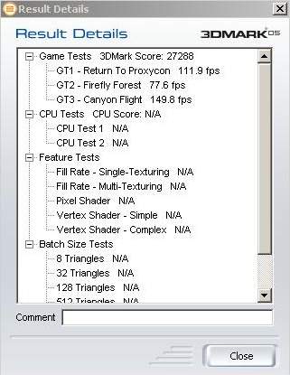 geforce 8800gtx 3d2005 world recod