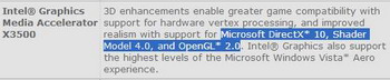 intel g35 dx 10 support