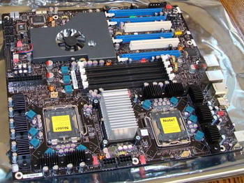 Intel Skulltrail platform cooling