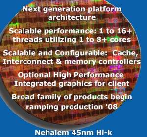 intel nehalem next geeration platform