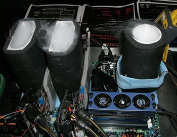 nForce 780i SLI dry  ice cooled