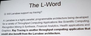 larrabee ray tracing