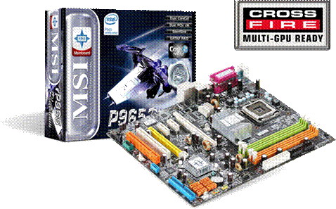 MSI  p965  platinum crossfire support
