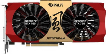 Palit 3D-card GeForce GTX 760 JetStream