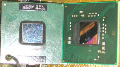 intel p965 die size