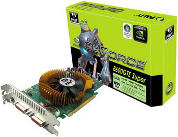 palit geForce 8600 GTS super 512mb